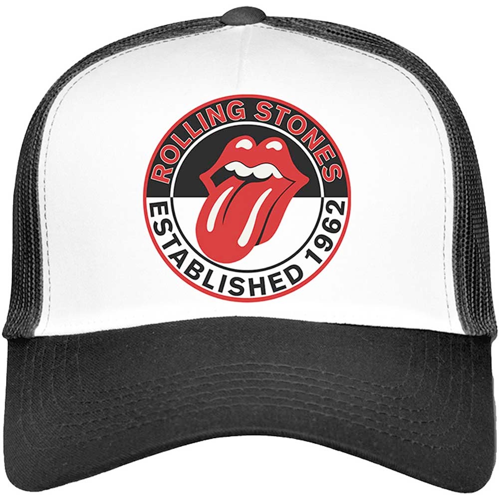 The Rolling Stones - Est. 1962 Trucker cap - Black/White